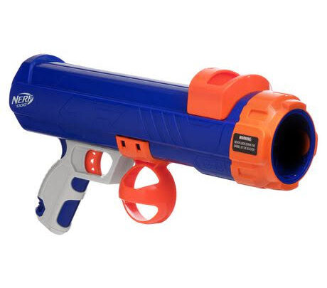 Nerf dog ball launcher beer can