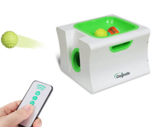 The iDogmate dog ball launcher is beautifully designed for your pet